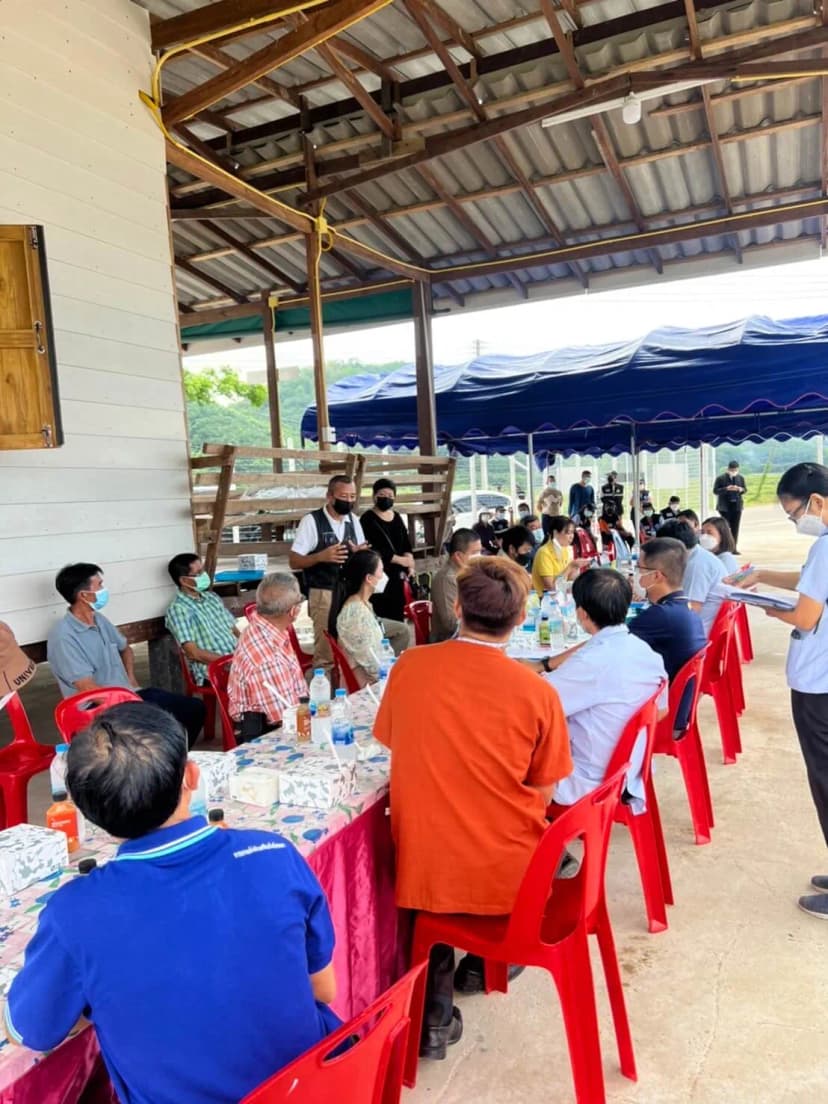 ภาพผู้ว่าฯ-ภาครัฐตรวจสวน