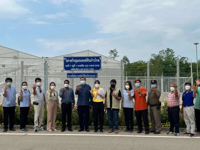 ภาพผู้ว่าฯ-ภาครัฐตรวจสวน